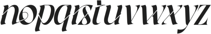 Creative Ligatures Italic otf (400) Font LOWERCASE