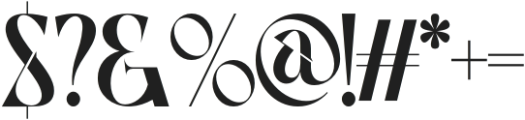 Creative Ligatures Regular otf (400) Font OTHER CHARS