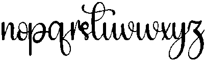 Creative Regular otf (400) Font LOWERCASE