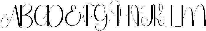 Creative Signature Regular otf (400) Font UPPERCASE