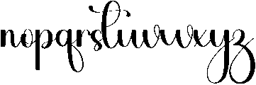 Creative Signature Regular otf (400) Font LOWERCASE