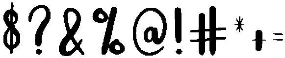 Creative Signature Regular otf (400) Font OTHER CHARS