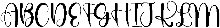 Creative Signature Regular otf (400) Font UPPERCASE