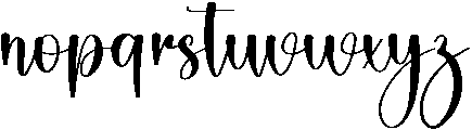 Creative Signature Regular otf (400) Font LOWERCASE