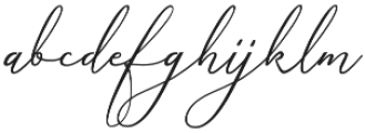 Creative Signature otf (400) Font LOWERCASE