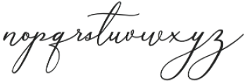 Creative Signature otf (400) Font LOWERCASE