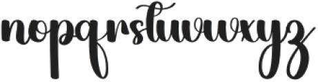 Creative Varsity Regular otf (400) Font LOWERCASE