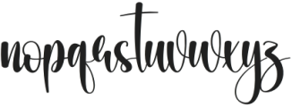 Creative Wedding Regular otf (400) Font LOWERCASE