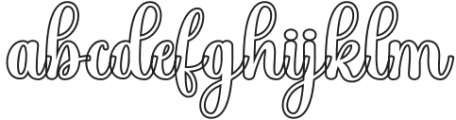 CreativeQuenchOutline-Regular otf (400) FONT