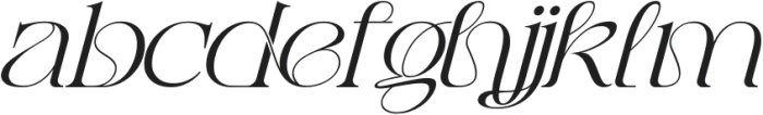 Creativity Enhances Light Italic otf (300) Font LOWERCASE