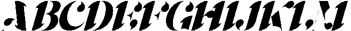 Credible Vigilance Italic otf (400) Font UPPERCASE