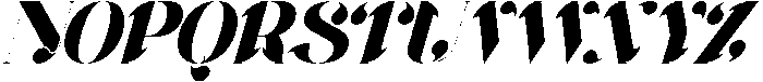 Credible Vigilance Italic otf (400) Font UPPERCASE