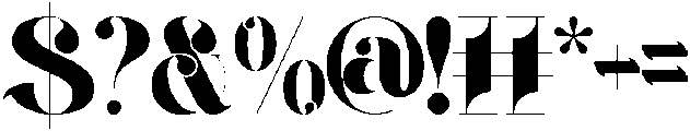 Credible Vigilance Regular otf (400) Font OTHER CHARS