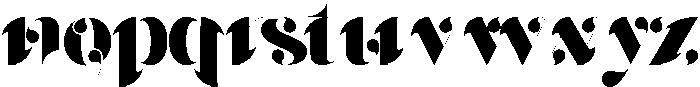 Credible Vigilance Regular otf (400) Font LOWERCASE