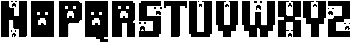 Creeper otf (400) Font LOWERCASE