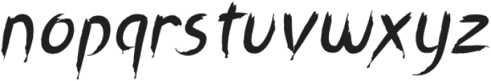 Creepfest Italic otf (400) Font LOWERCASE