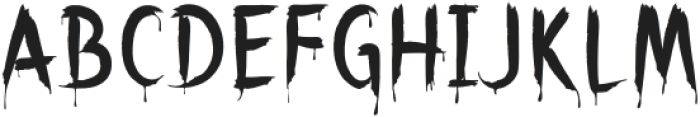 Creepfest Regular otf (400) Font UPPERCASE