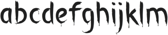 Creepfest Regular otf (400) Font LOWERCASE