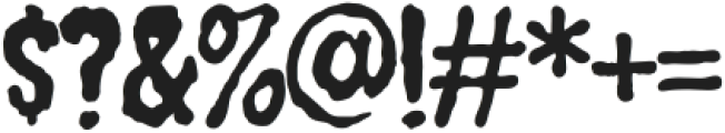 Creepster ttf (400) Font OTHER CHARS