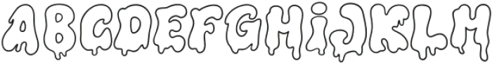 Creepy Kawaii-2 Regular otf (400) Font UPPERCASE