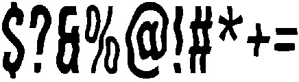 Creepy Regular otf (400) Font OTHER CHARS