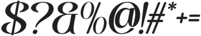 Creftins Italic otf (400) Font OTHER CHARS