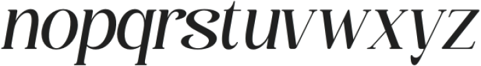 Creftins Italic otf (400) Font LOWERCASE