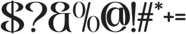 Creftins Regular otf (400) Font OTHER CHARS