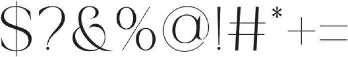 Cremore Regular otf (400) Font OTHER CHARS