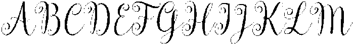 Cresilda Script otf (400) Font UPPERCASE