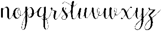 Cresilda Script otf (400) Font LOWERCASE