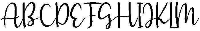 Criccrut Regular otf (400) Font UPPERCASE