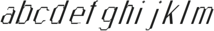 Crimpy Italic otf (400) Font LOWERCASE