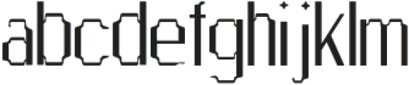 Crimpy Regular otf (400) Font LOWERCASE