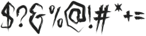 Crimson Ritual otf (400) Font OTHER CHARS