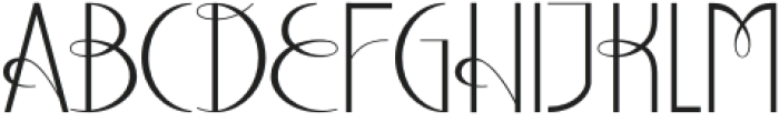 Cringelia Regular otf (400) Font LOWERCASE