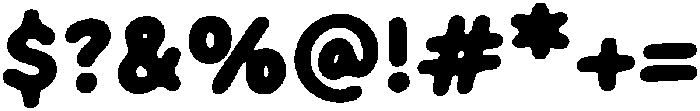 Crispy Bites Bold otf (700) Font OTHER CHARS