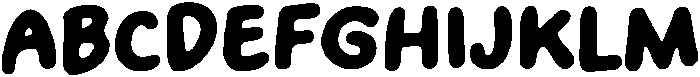 Crispy Bites Bold otf (700) Font UPPERCASE