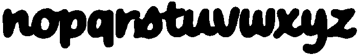 Crispy Bites Bold otf (700) Font LOWERCASE