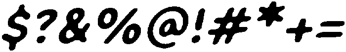 Crispy Bites Italic otf (400) Font OTHER CHARS
