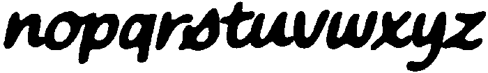 Crispy Bites Italic otf (400) Font LOWERCASE