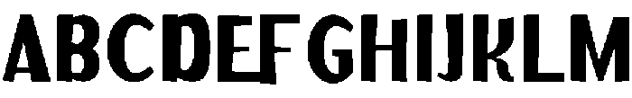 Crispy Choux Regular otf (400) Font UPPERCASE