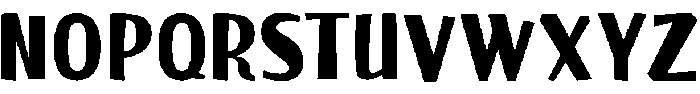 Crispy Choux Regular otf (400) Font UPPERCASE