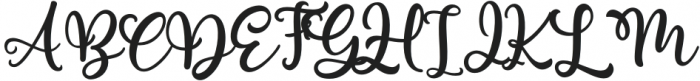 Cristabella-Regular otf (400) Font UPPERCASE