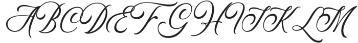 Cristalle-Regular otf (400) Font UPPERCASE