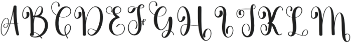 Cristian Regular otf (400) Font UPPERCASE