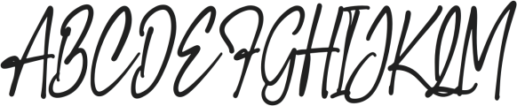 Cristiano Signature otf (400) Font UPPERCASE