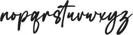 Cristiano Signature ttf (400) Font LOWERCASE