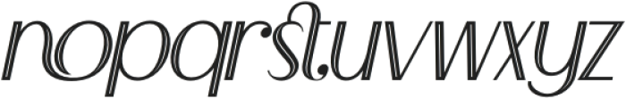 Cristmon Oblique otf (400) Font LOWERCASE