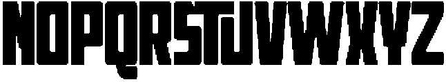 Crochets Regular otf (400) Font UPPERCASE
